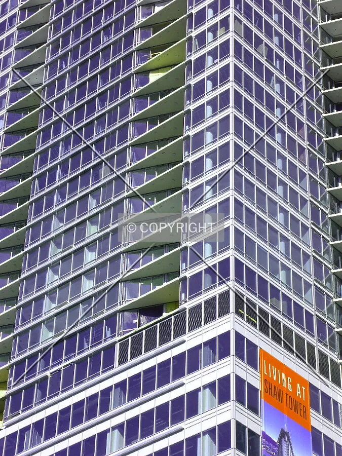 Southwest corner facade detail