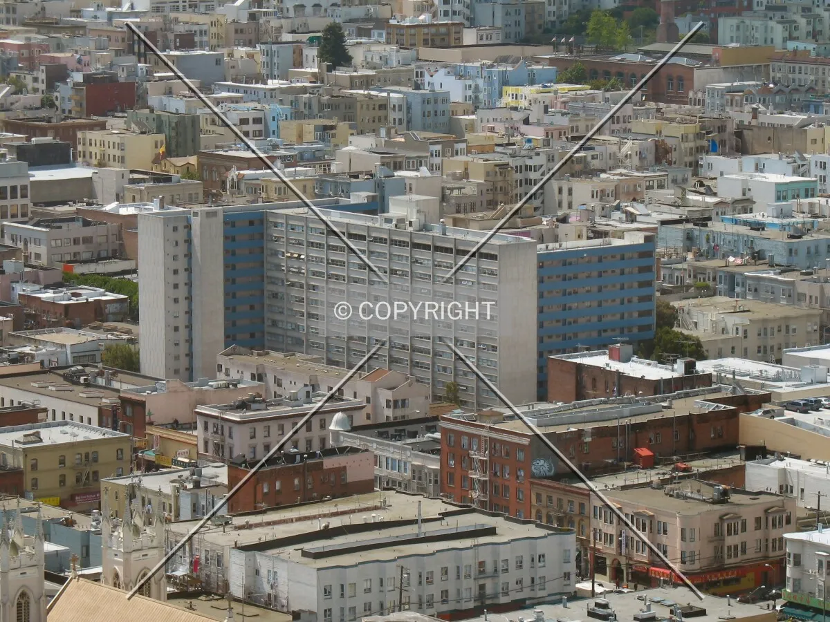 View to the southwest from Coit Tower