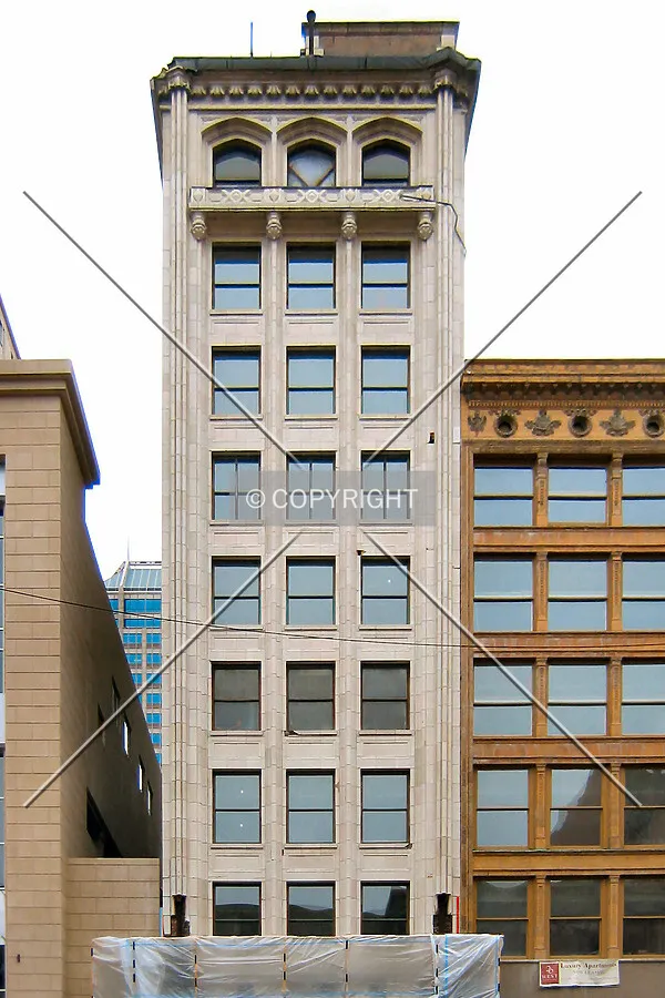 Upper floors from across Washington Street