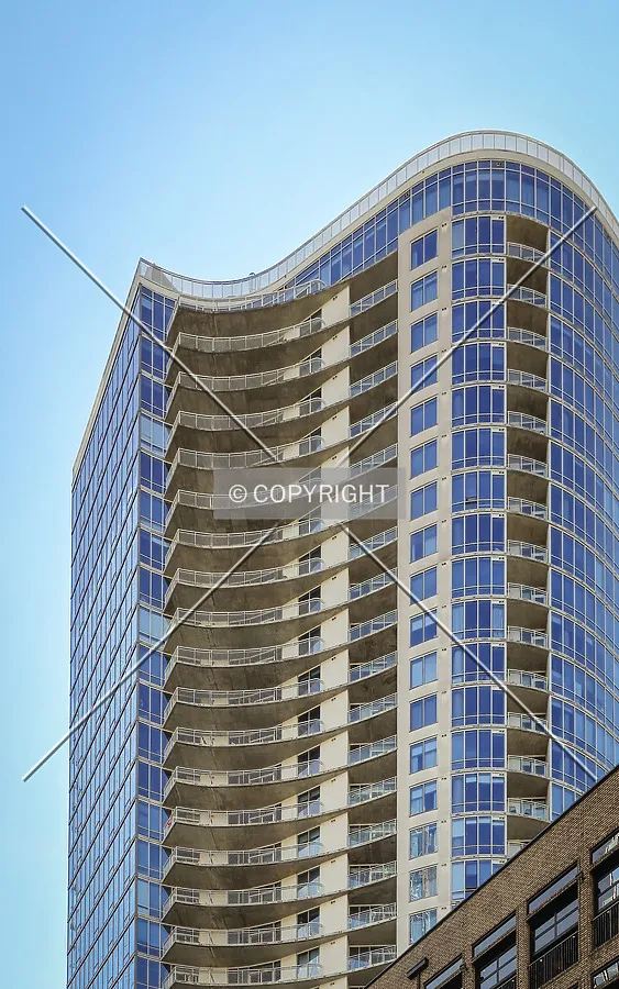 Upper floors from the northwest; September 1, 2024