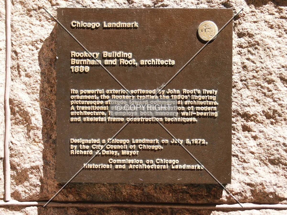 Landmark plaque