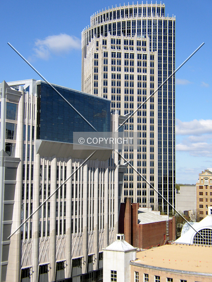 Looking west from atop the Seventh Street Station parking garage