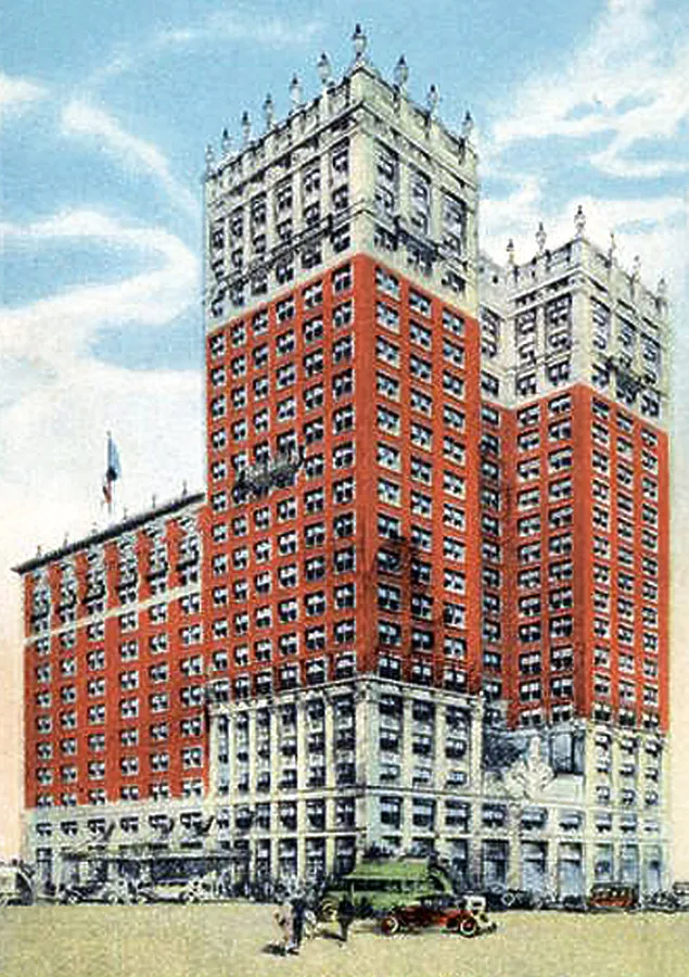 Vintage view from the northwest