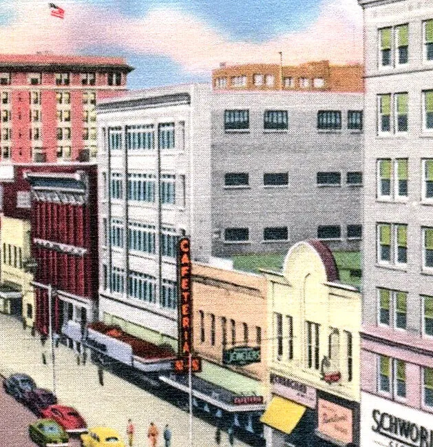 Vintage view from the southeast