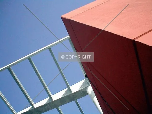 View of ornamental trellis