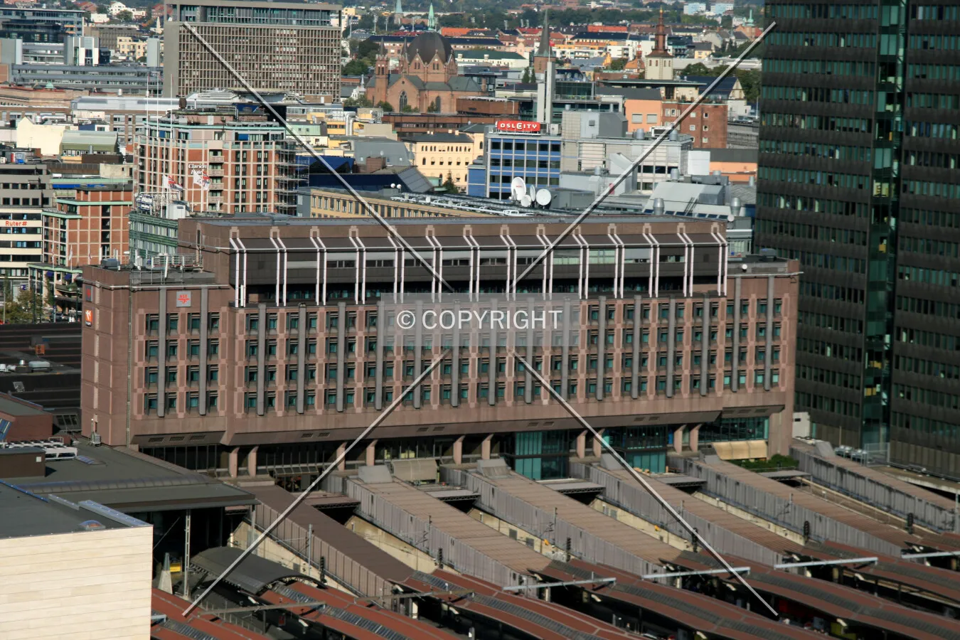 View from KLP-bygget