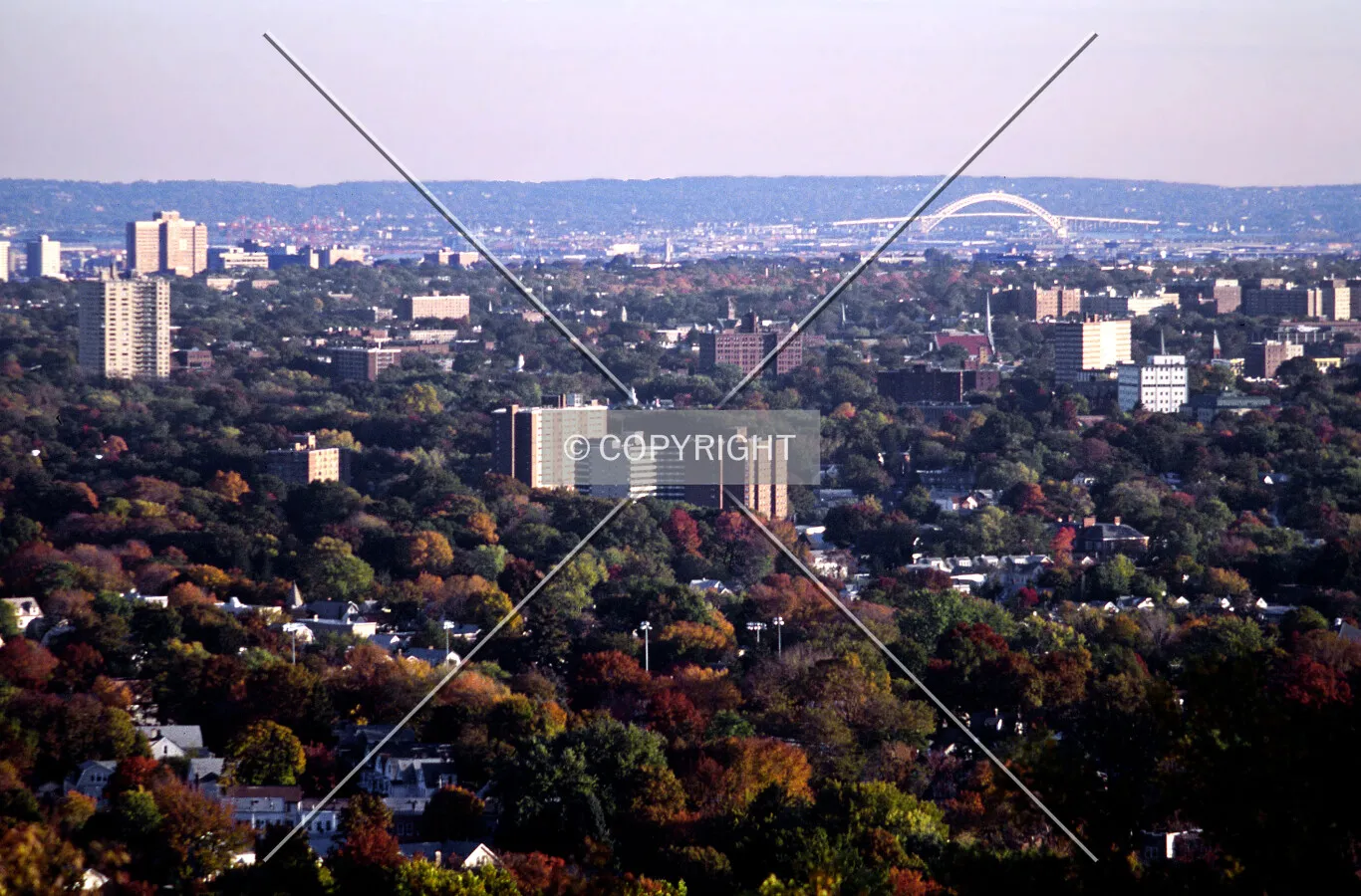 Central East Orange from the northwest