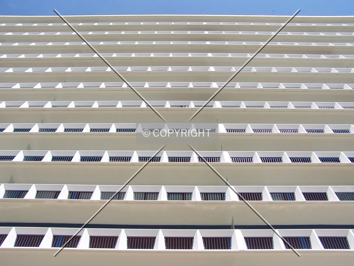 Looking up the south side