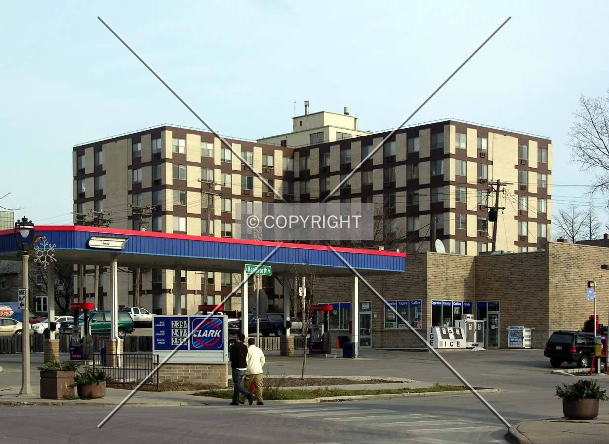 From North Prospect Avenue to the southwest