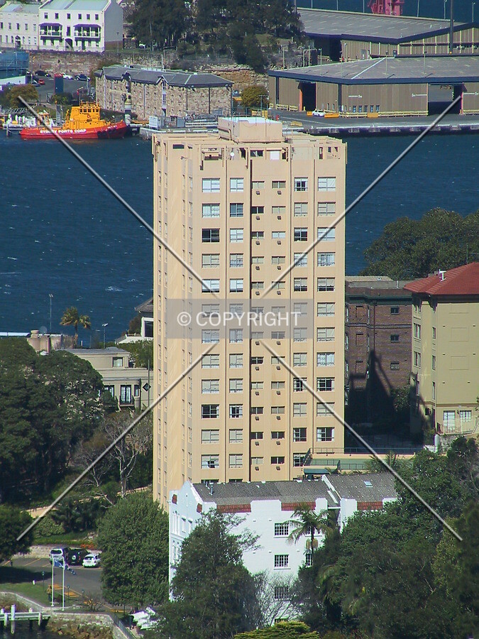 View of the north facade from Harbourview Hotel