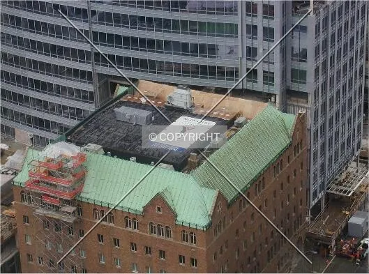 The block-sharing YMCA and IDX in background