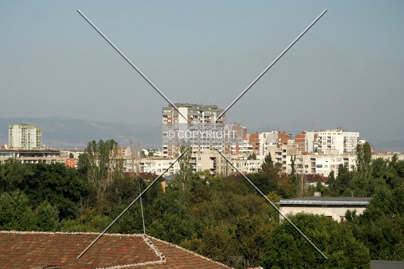 Elevated view from far away