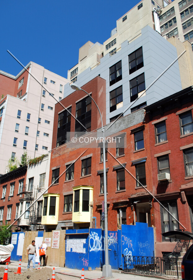Viewed along West 30th Street
