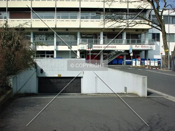 Entrance to the underground car park
