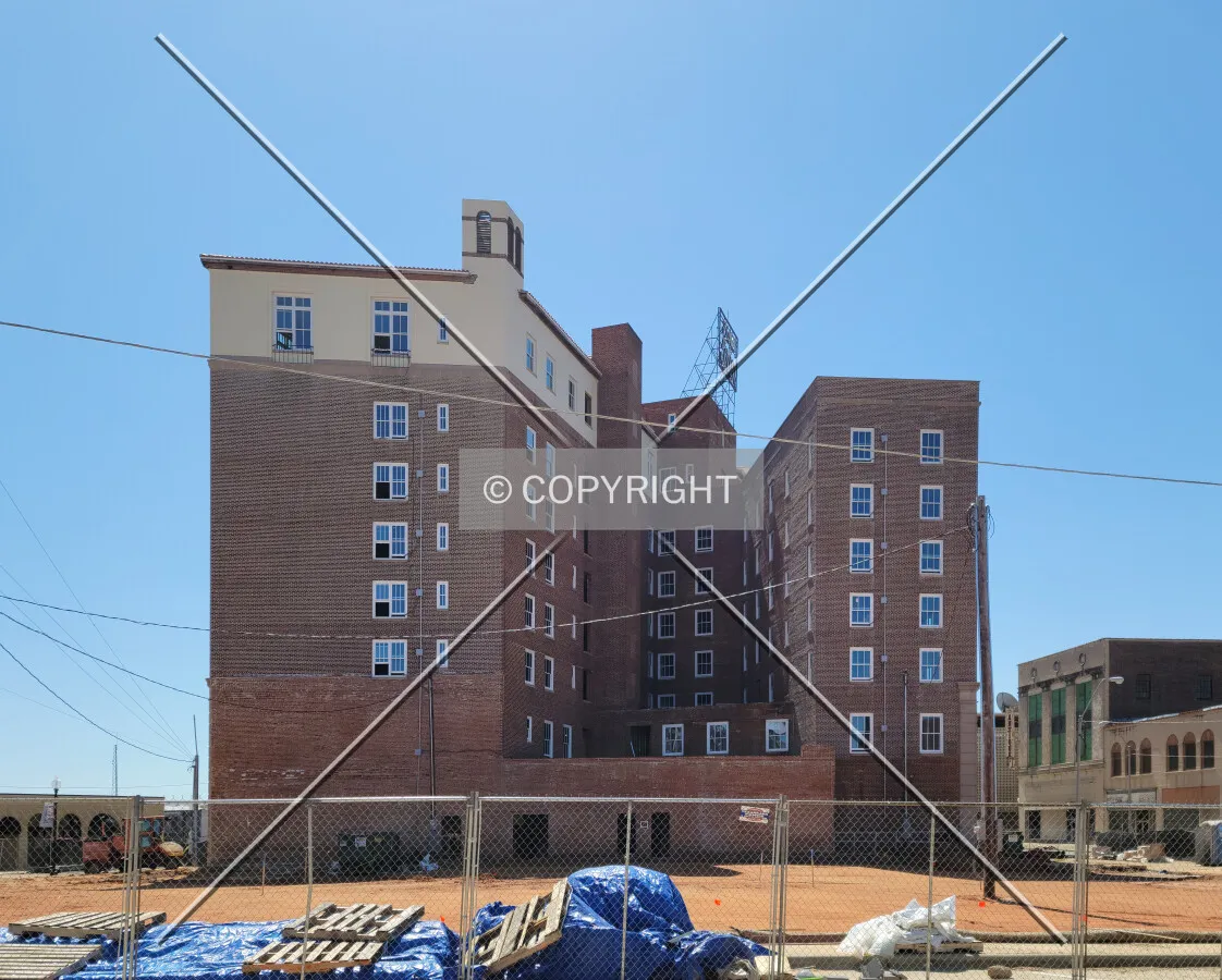 Northwest view; March 26, 2021