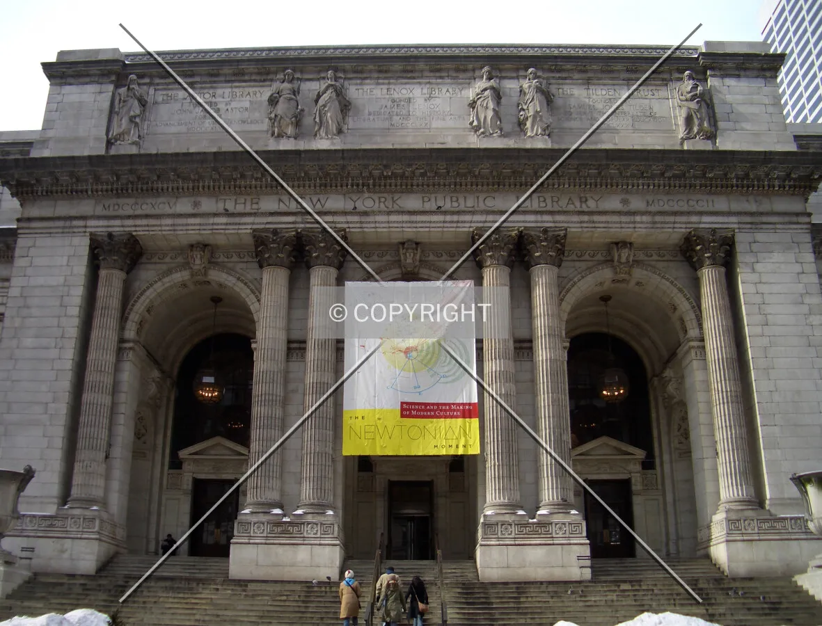 A massive marble façade makes up the front entrance along 5th Avenue
