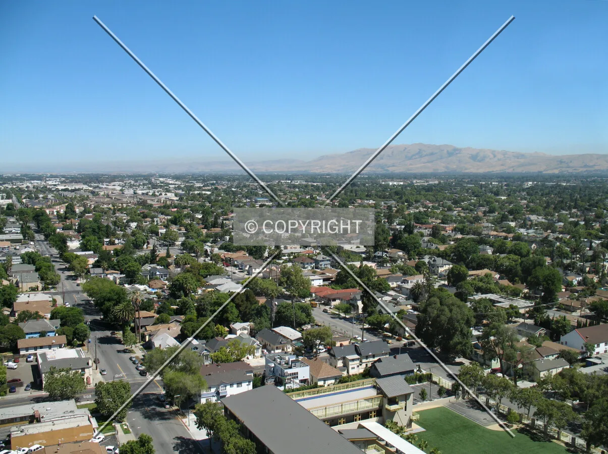 Looking northeast from City Hall