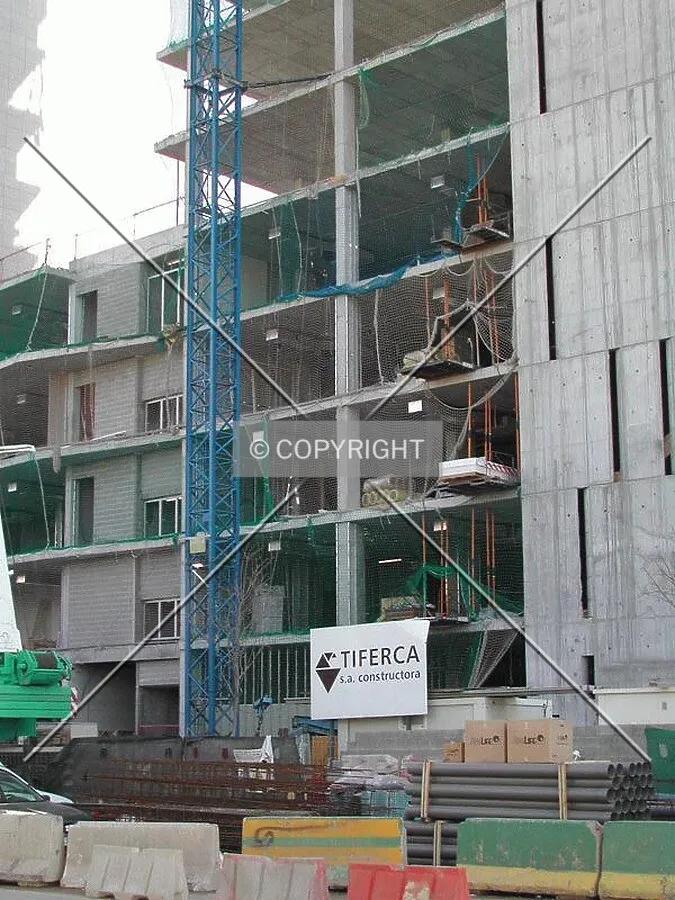 View of the first floors of the building