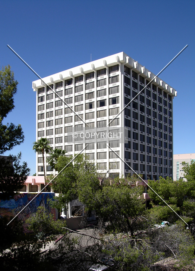 Elevated view from the northeast