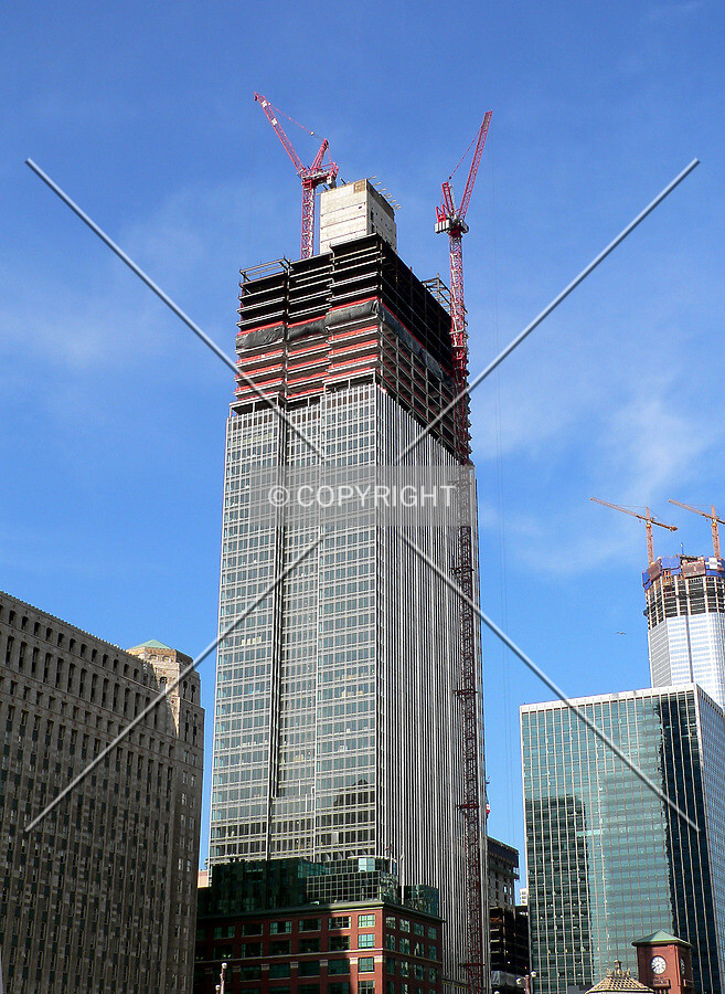 View to the northeast from the Chicago River