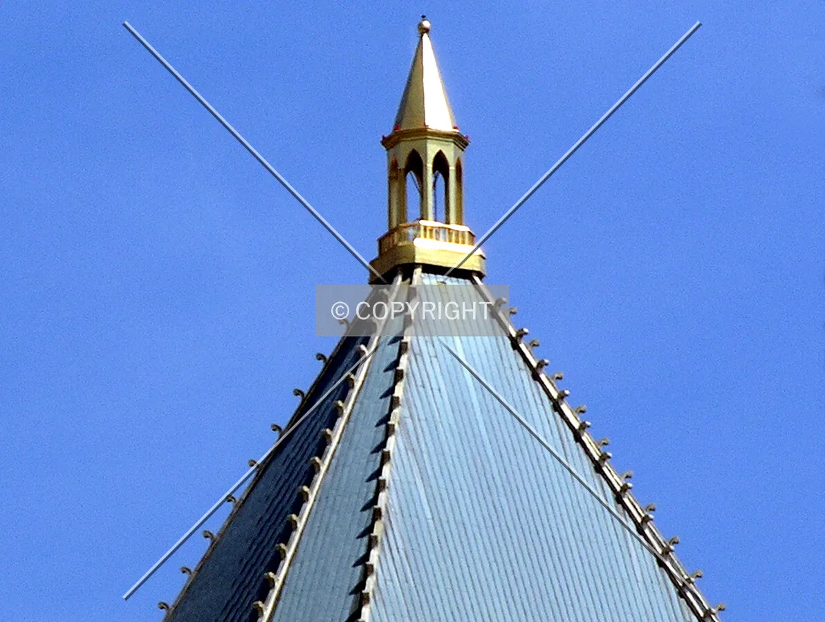 Spire from the southwest