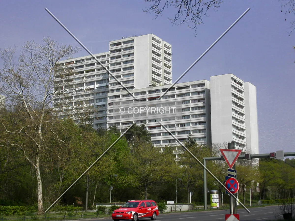Western side of the building