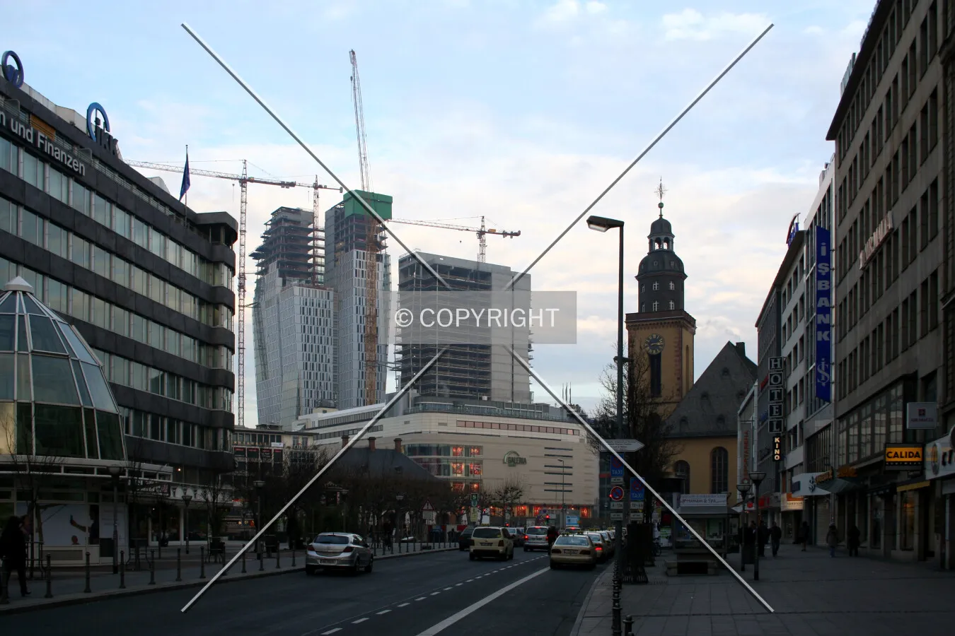 Distant view from the Roßmarkt