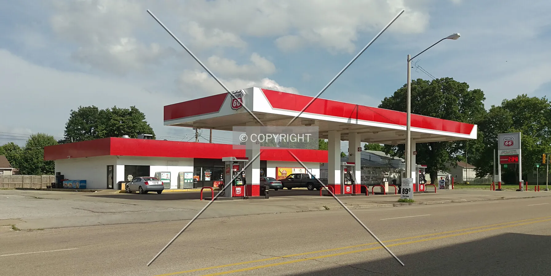View from the northwest; May 25, 2015