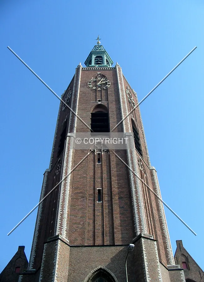 View from the base of the massive tower