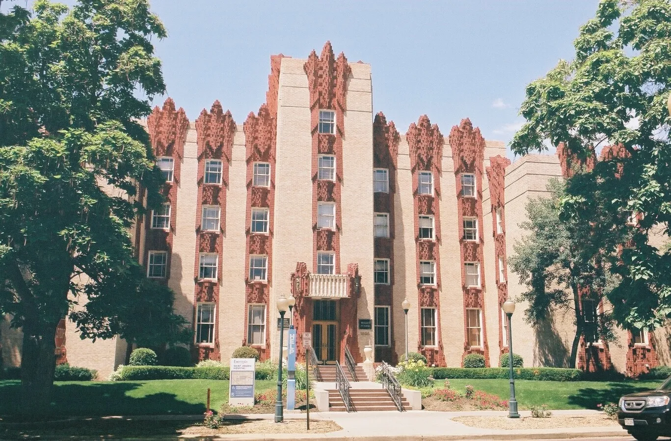View from the east