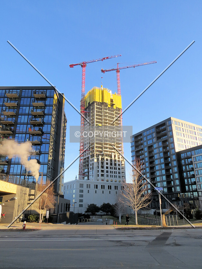 View to the northeast from 2nd Street South