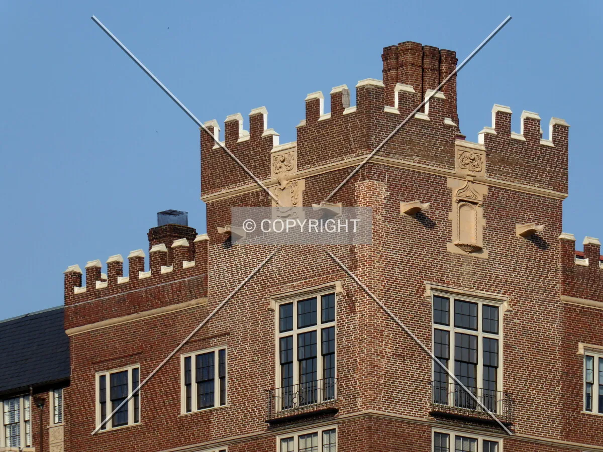 Southwest corner detail