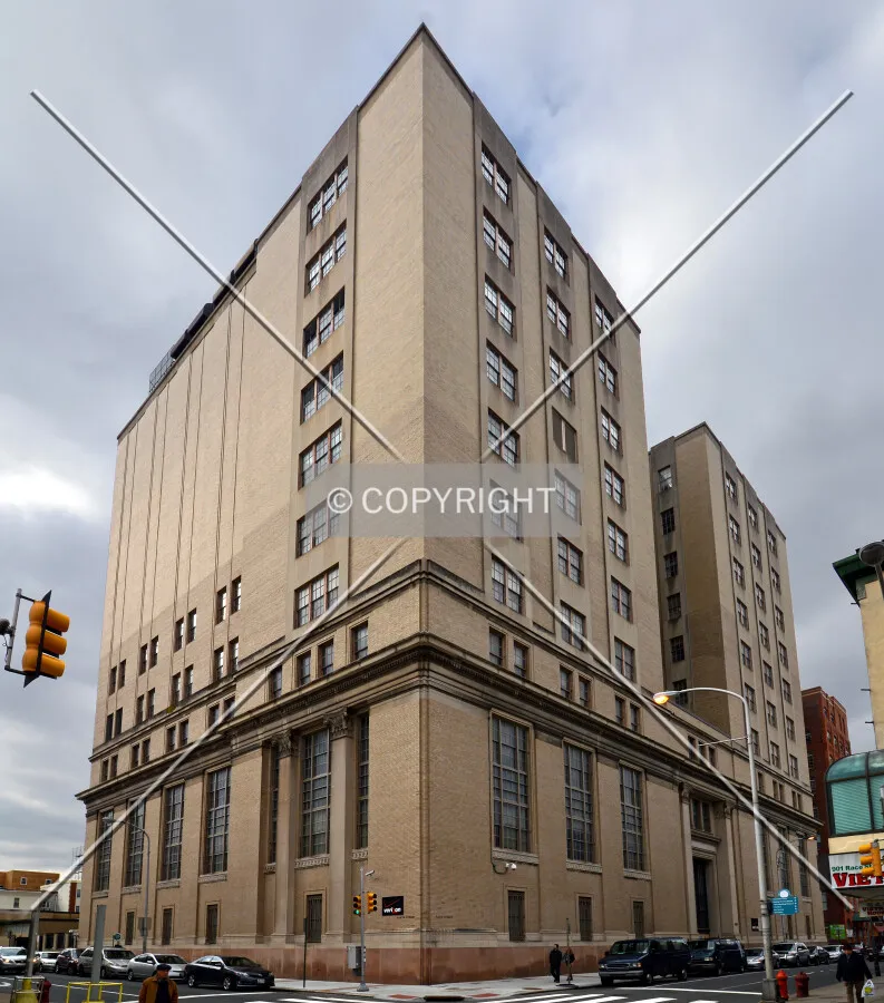 View from the northeast at 9th and Race Streets