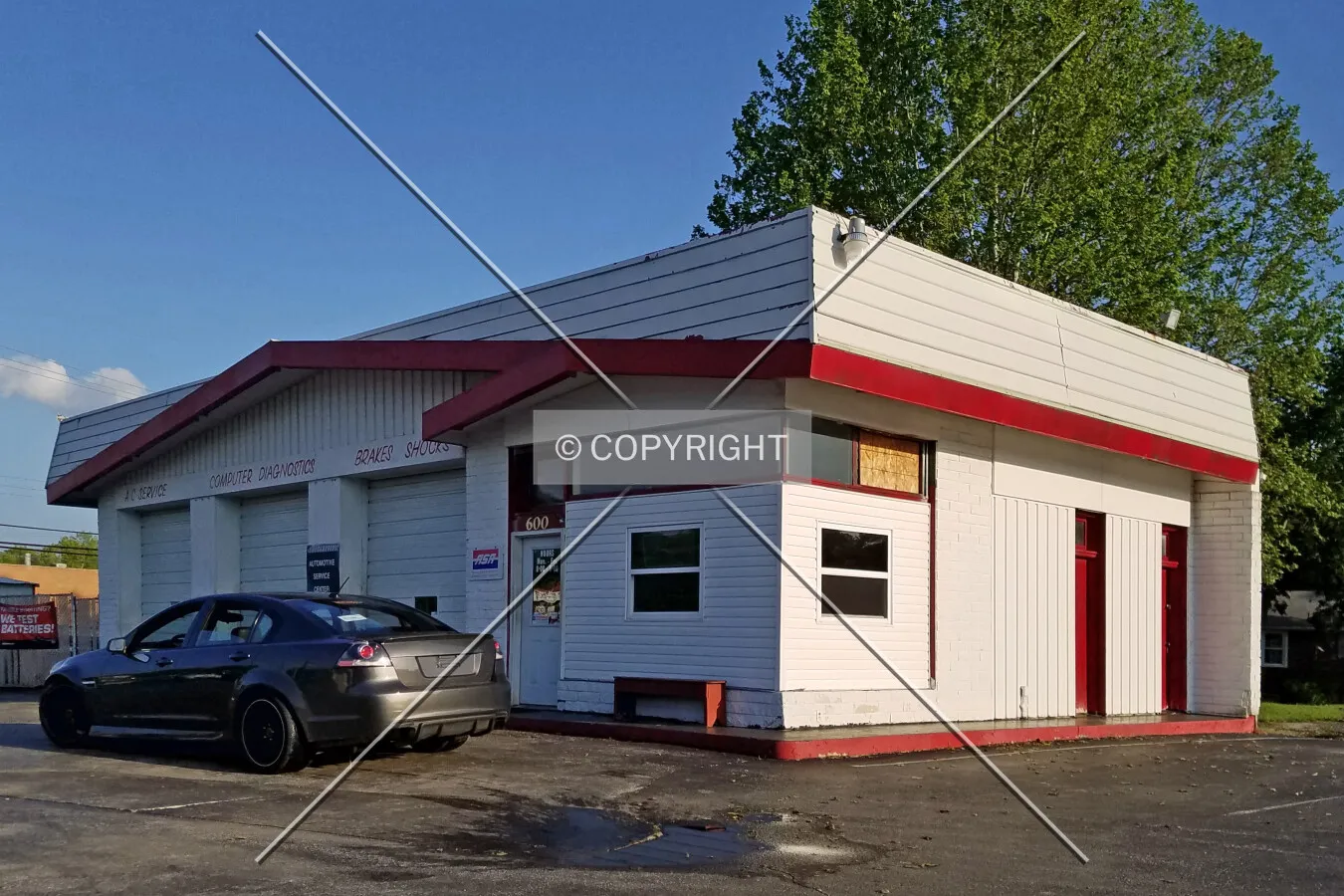 View from the northwest; May 10, 2016