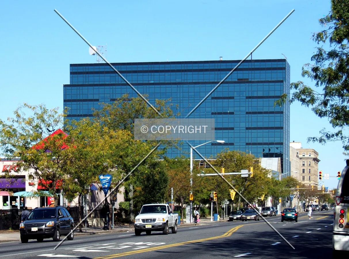 View from the southwest along Atlantic Avenue