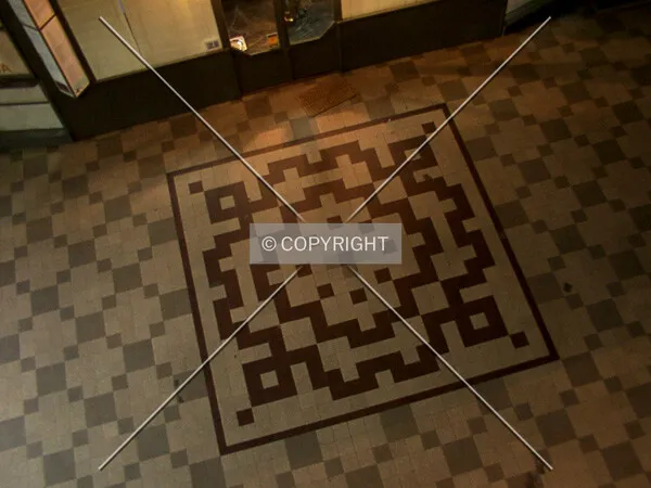 Floor of the residential lobby