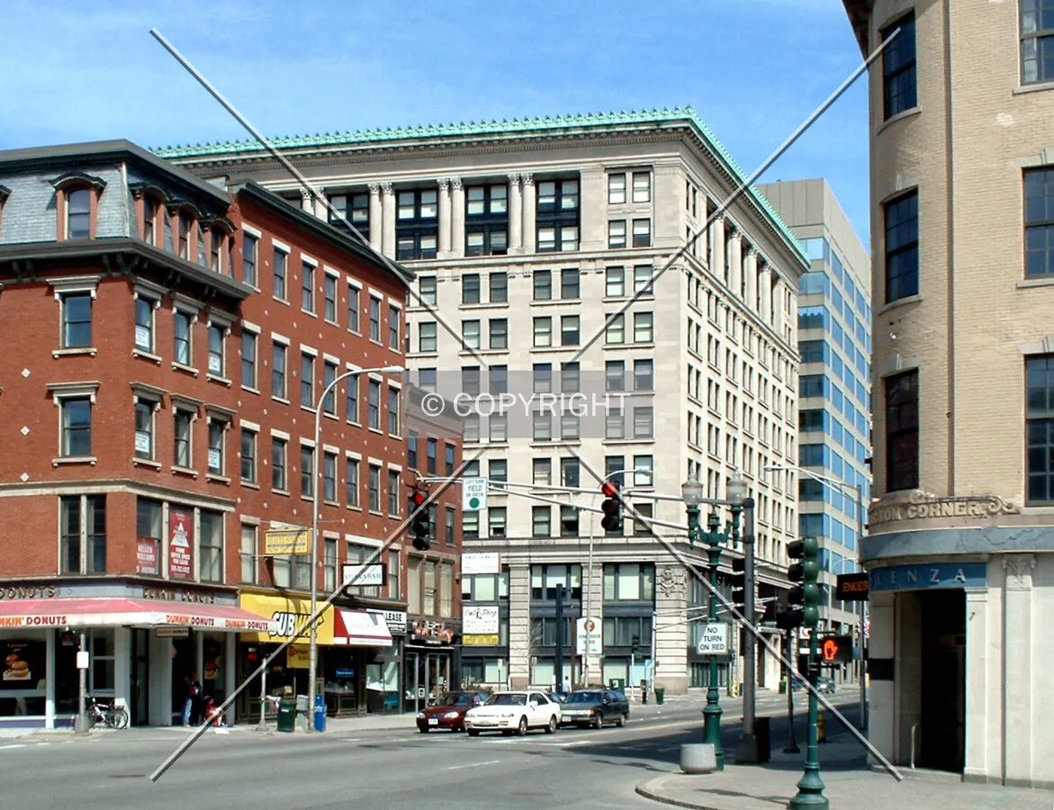 View from the south along Main Street