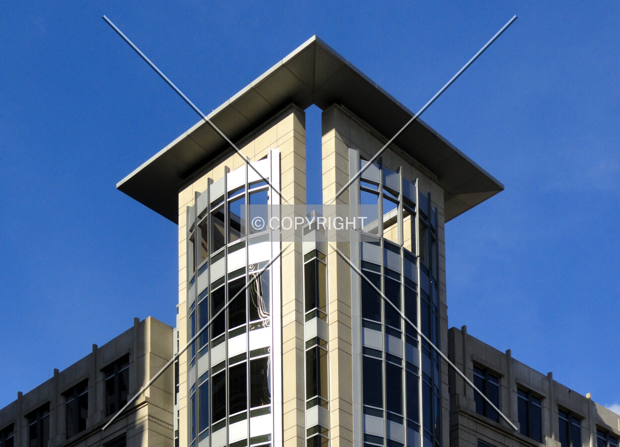 Southwest facade detail