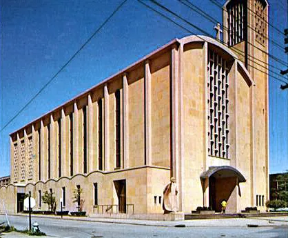 Vintage view from the southwest