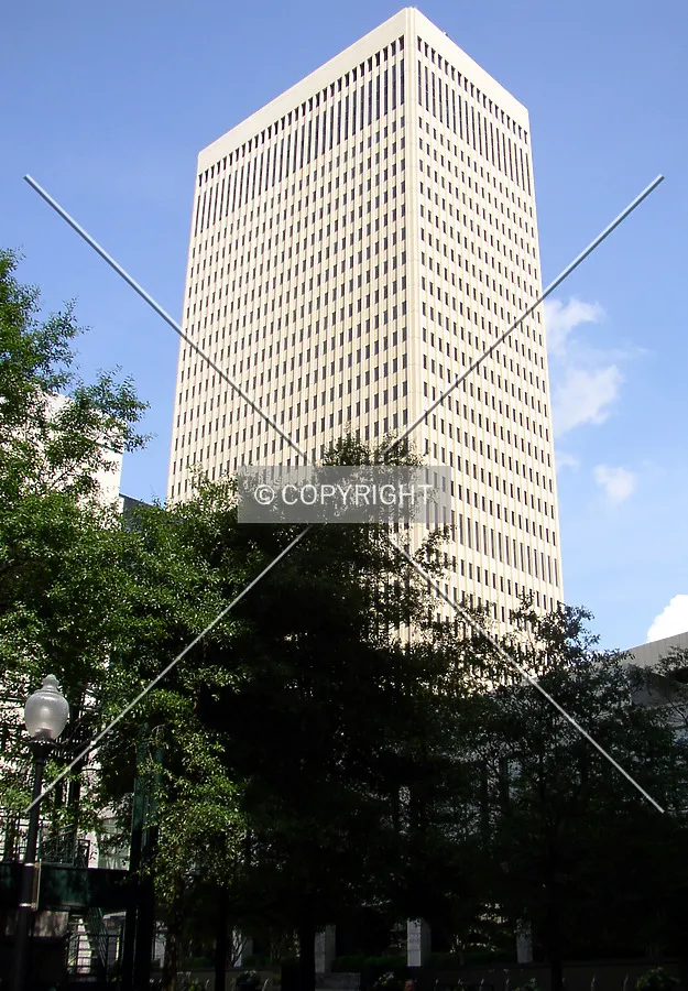 Looking northeast from South Tryon Street