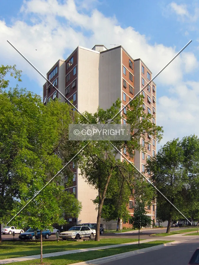 View to the southeast from 53rd Avenue