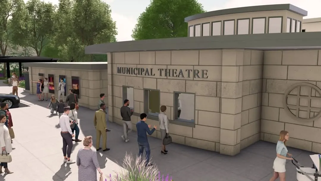 Rendering of proposed renovations