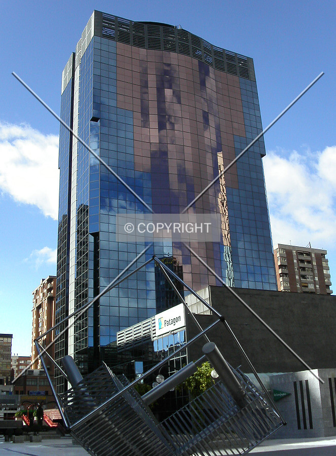 East side of the building