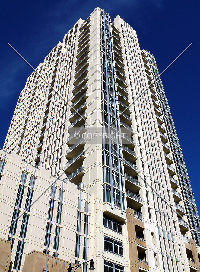 View up the southeast corner