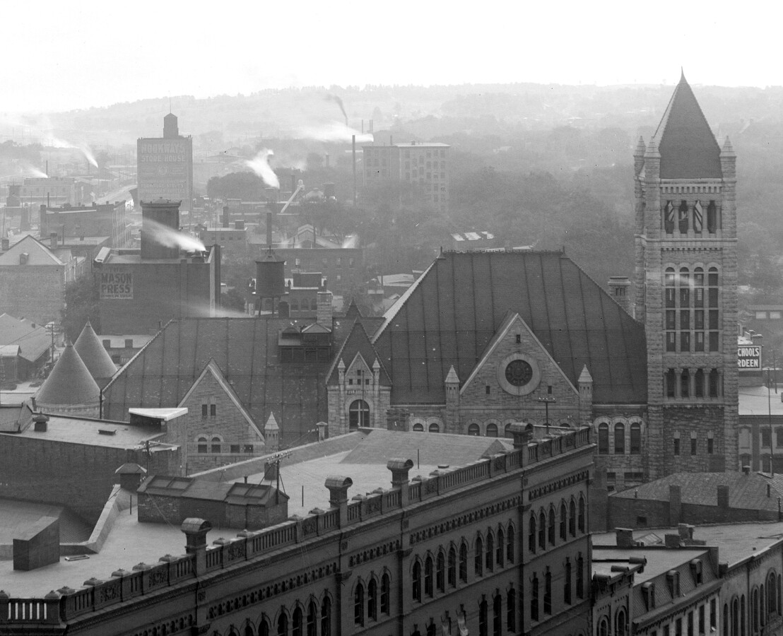 Vintage view from the northwest
