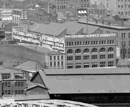 Vintage view from the southwest