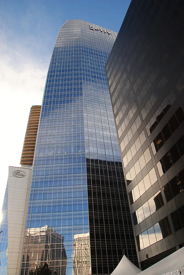 Looking up from the northeast