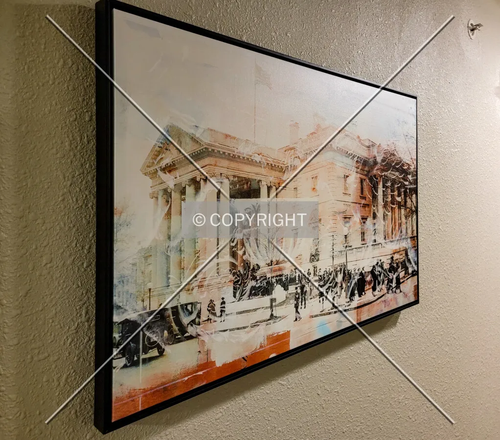 Picture in the sixth floor hallway; June 12, 2021