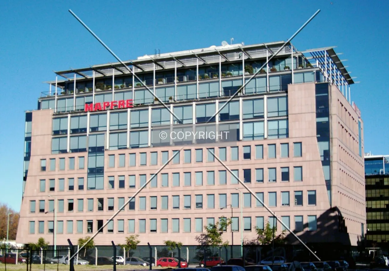 View of the north facade