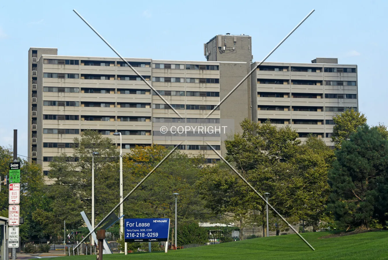 View from the southwest